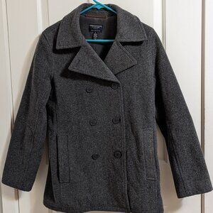 American Eagle Outfitters Women's Grey  Pea Coat Size M